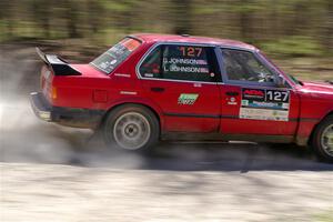 Levi Johnson / Griffin Johnson BMW 325e on SS3, Steamboat II.