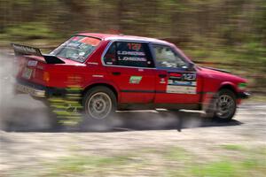 Levi Johnson / Griffin Johnson BMW 325e on SS3, Steamboat II.