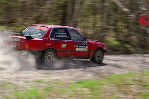 Levi Johnson / Griffin Johnson BMW 325e on SS3, Steamboat II.