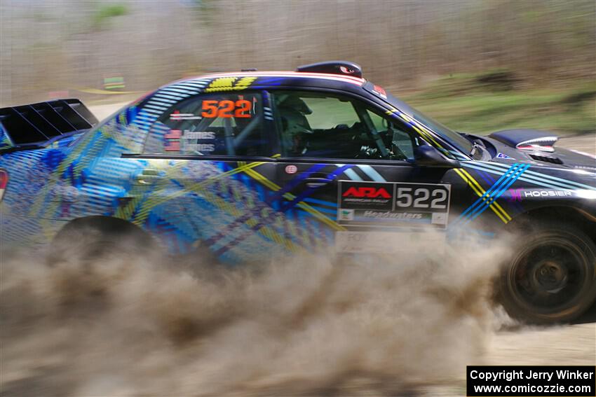 Matt James / Jackie James Subaru Impreza on SS2, Kabekona I.