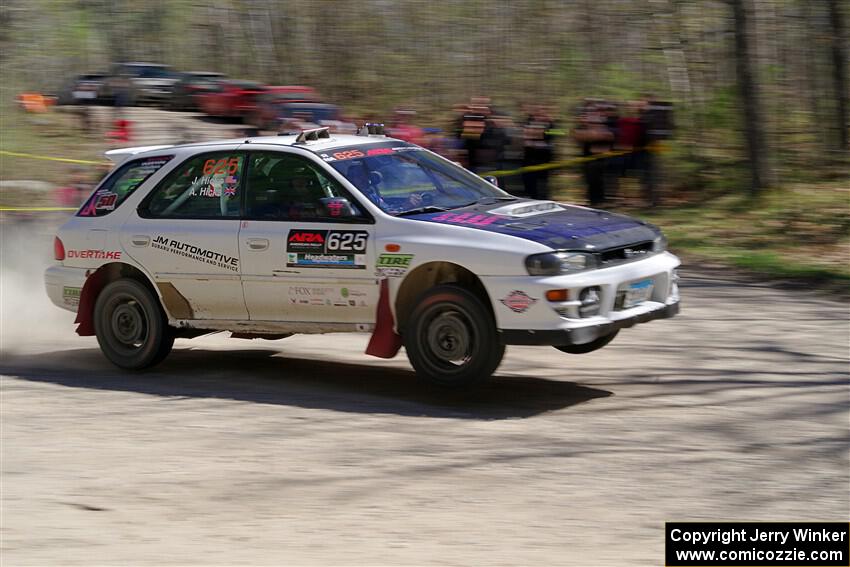 Aidan Hicks / John Hicks Subaru Impreza Wagon on SS3, Steamboat II.