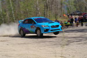 Jamey Randall / Andrew Rausch Subaru WRX on SS3, Steamboat II.