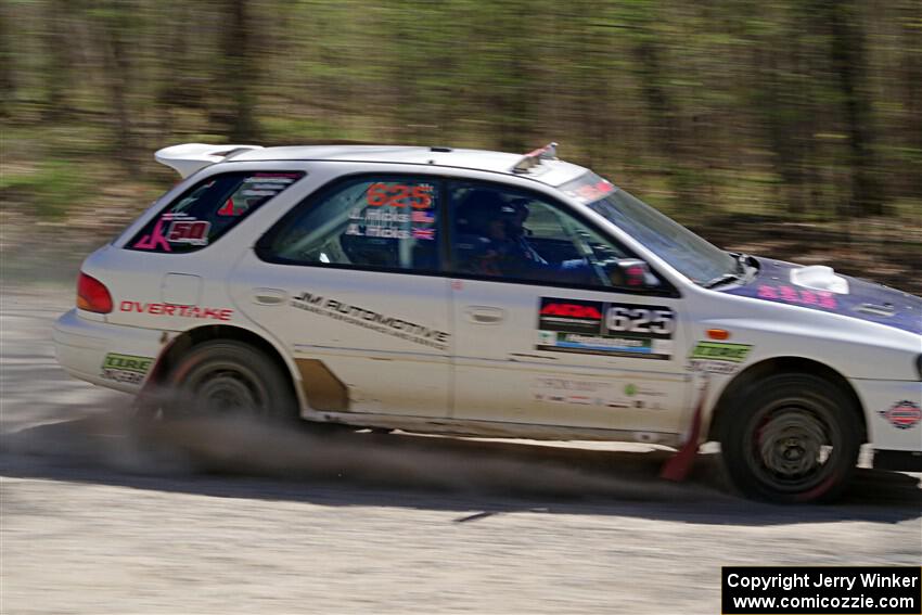 Aidan Hicks / John Hicks Subaru Impreza Wagon on SS3, Steamboat II.