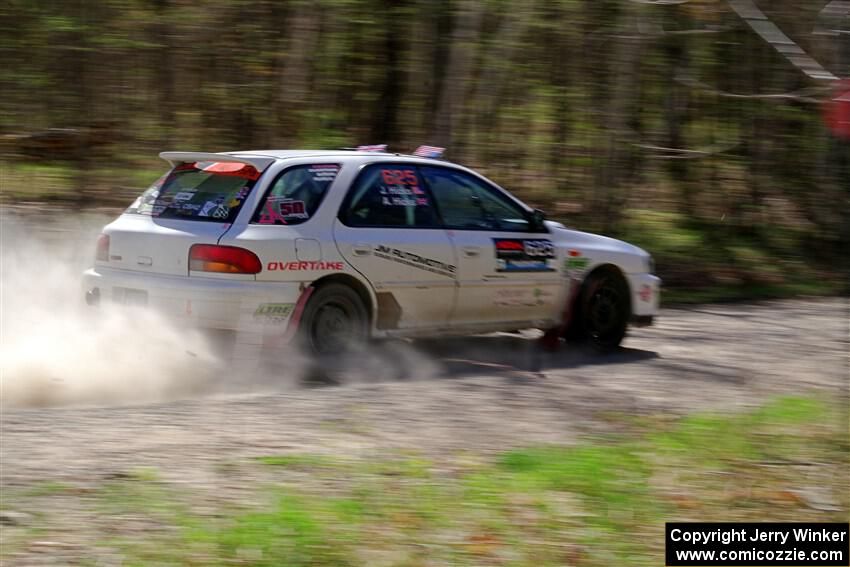 Aidan Hicks / John Hicks Subaru Impreza Wagon on SS3, Steamboat II.