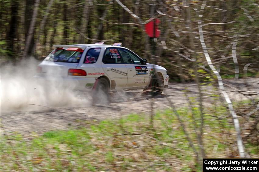 Aidan Hicks / John Hicks Subaru Impreza Wagon on SS3, Steamboat II.