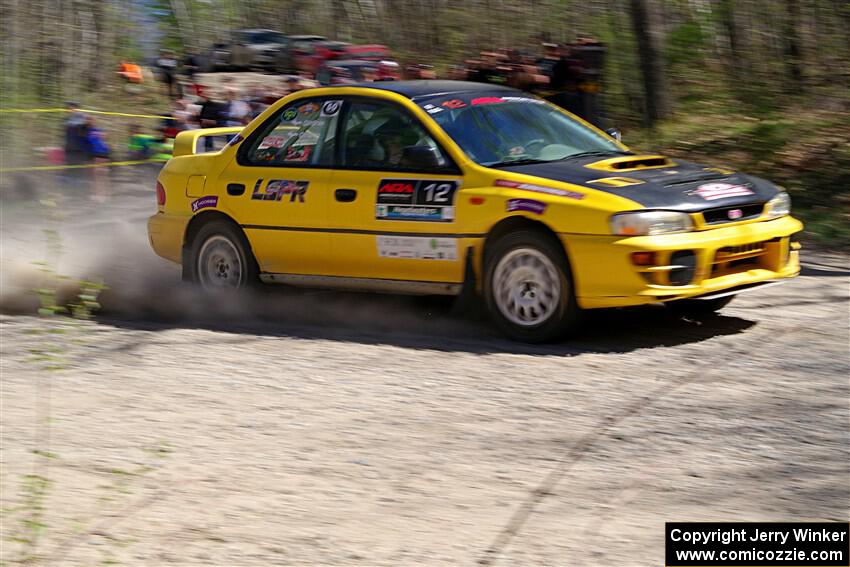 Steve Gingras / Katie Gingras Subaru Impreza on SS3, Steamboat II.
