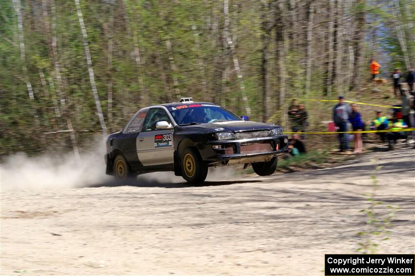 Travis Mattonen / Anikka Nykanen Subaru Impreza on SS3, Steamboat II.