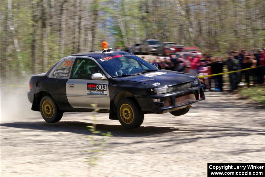 Travis Mattonen / Anikka Nykanen Subaru Impreza on SS3, Steamboat II.
