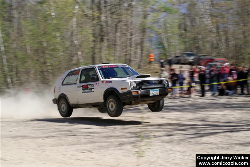 Josh Nykanen / Matt Nykanen VW GTI on SS3, Steamboat II.