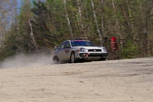 Peter Farrow / Jackson Sedivy Subaru WRX on SS3, Steamboat II.