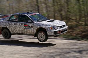 Peter Farrow / Jackson Sedivy Subaru WRX on SS3, Steamboat II.
