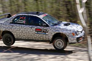 Peter Farrow / Jackson Sedivy Subaru WRX on SS3, Steamboat II.