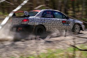 Peter Farrow / Jackson Sedivy Subaru WRX on SS3, Steamboat II.