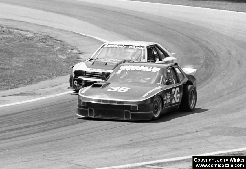 Paul Miller's Porsche 924 Carrera Turbo and Tom Gloy's Mercury Capri