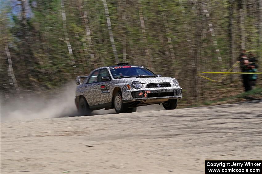 Peter Farrow / Jackson Sedivy Subaru WRX on SS3, Steamboat II.