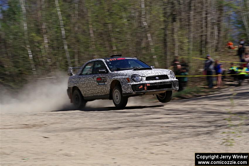 Peter Farrow / Jackson Sedivy Subaru WRX on SS3, Steamboat II.
