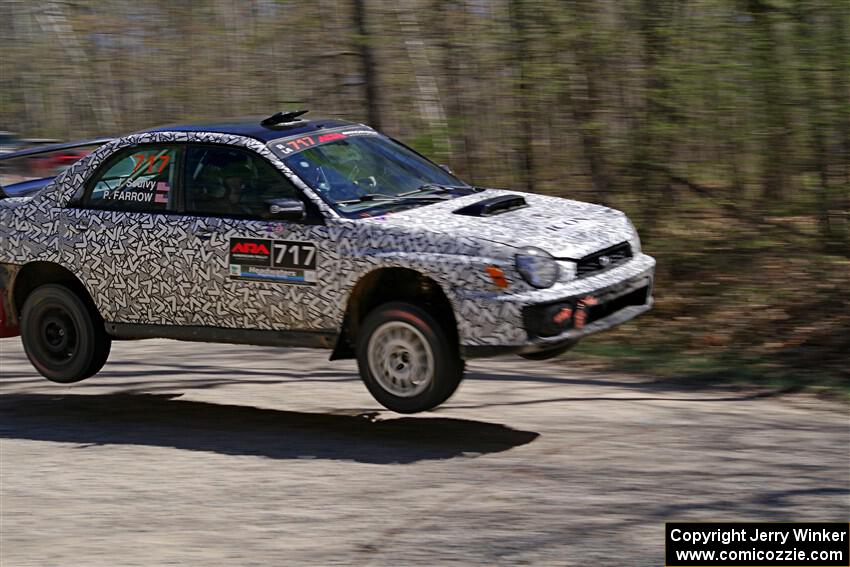 Peter Farrow / Jackson Sedivy Subaru WRX on SS3, Steamboat II.