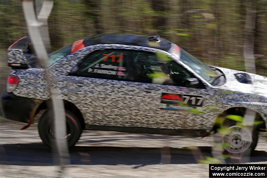 Peter Farrow / Jackson Sedivy Subaru WRX on SS3, Steamboat II.