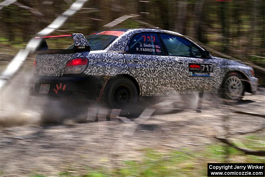 Peter Farrow / Jackson Sedivy Subaru WRX on SS3, Steamboat II.