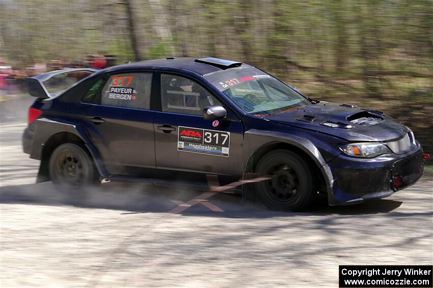 Daryl Bergen / Lorelai Payeur Subaru WRX STi on SS3, Steamboat II.