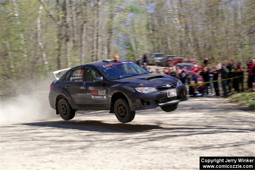 Corey Morris / Zane Morris Subaru WRX STi on SS3, Steamboat II.