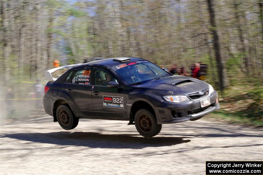 Corey Morris / Zane Morris Subaru WRX STi on SS3, Steamboat II.