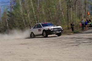 Josh Kemp / Danielle Kemp Subaru WRX on SS3, Steamboat II.