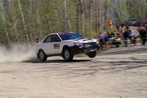 Josh Kemp / Danielle Kemp Subaru WRX on SS3, Steamboat II.