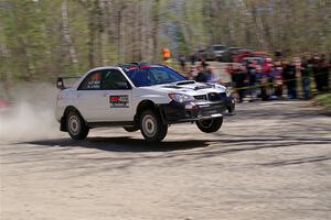 Josh Kemp / Danielle Kemp Subaru WRX on SS3, Steamboat II.