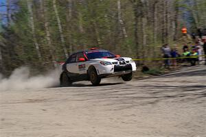 Jason Cook / Maggie Tu Subaru WRX on SS3, Steamboat II.