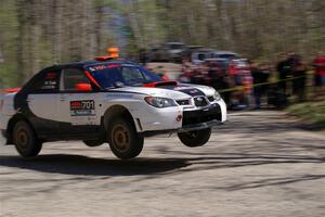 Jason Cook / Maggie Tu Subaru WRX on SS3, Steamboat II.