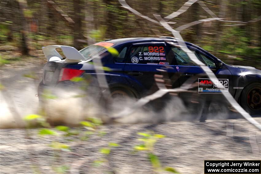 Corey Morris / Zane Morris Subaru WRX STi on SS3, Steamboat II.