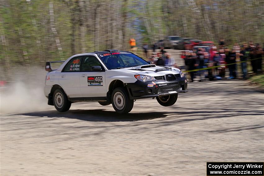 Josh Kemp / Danielle Kemp Subaru WRX on SS3, Steamboat II.
