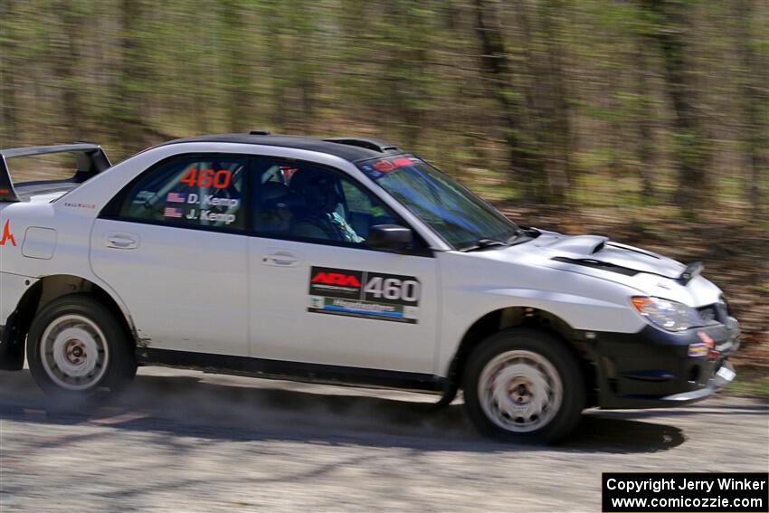 Josh Kemp / Danielle Kemp Subaru WRX on SS3, Steamboat II.
