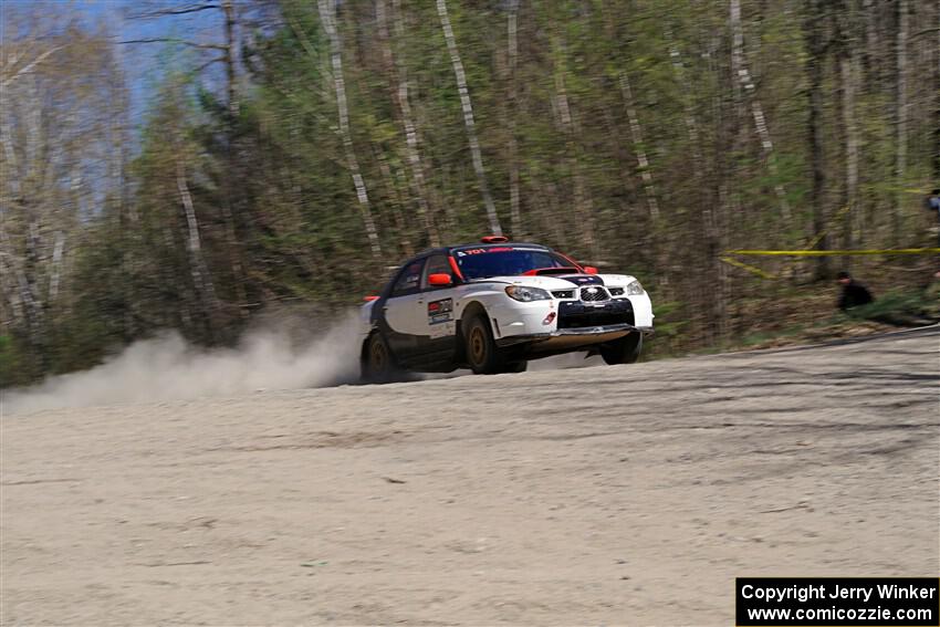Jason Cook / Maggie Tu Subaru WRX on SS3, Steamboat II.