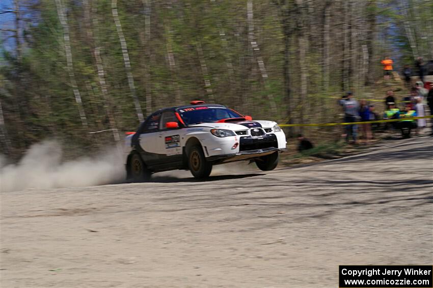 Jason Cook / Maggie Tu Subaru WRX on SS3, Steamboat II.