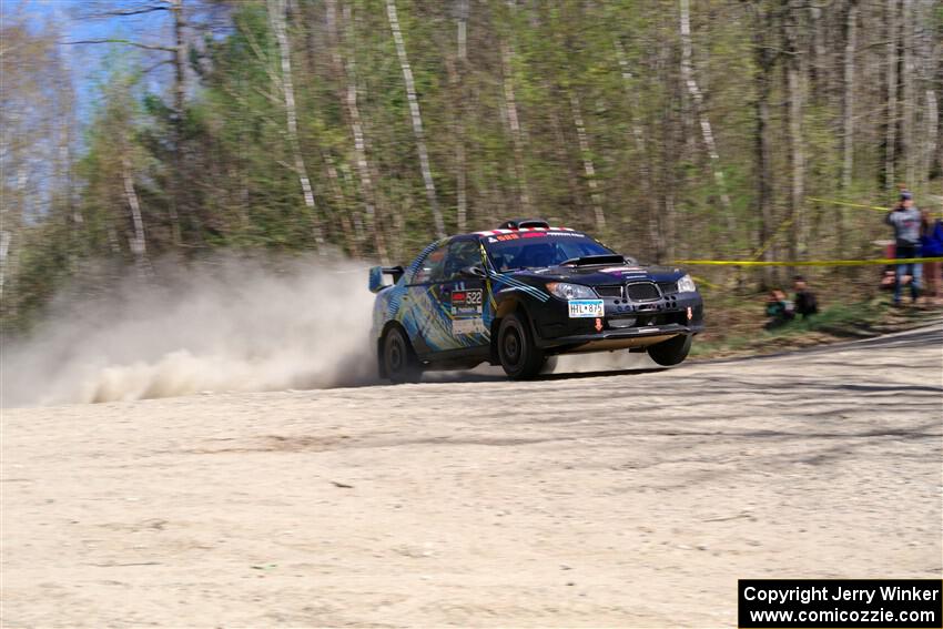 Matt James / Jackie James Subaru Impreza on SS3, Steamboat II.