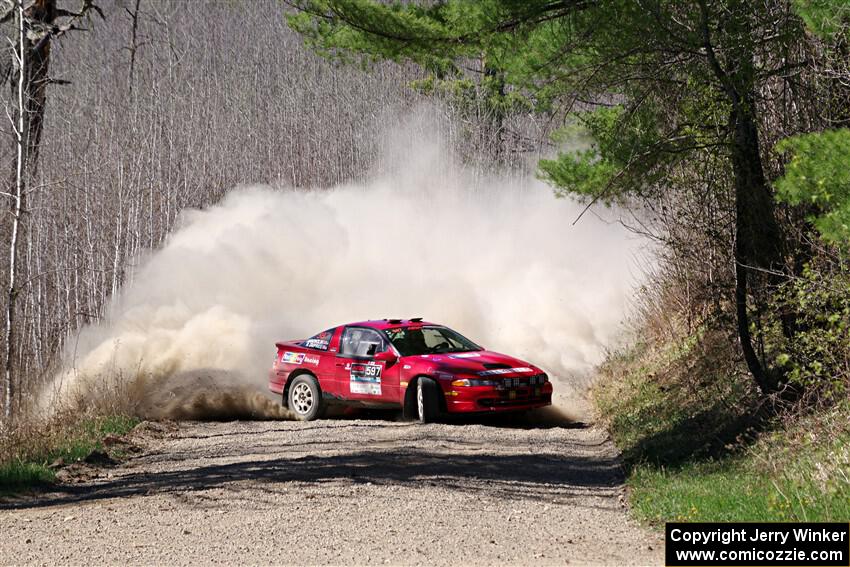 Rob Dupree / Kevin Dobrowolski Mitsubishi Eclipse GSX on SS4, Kabekona II.