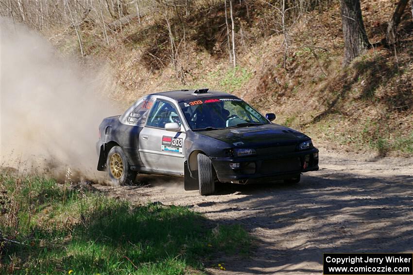 Travis Mattonen / Anikka Nykanen Subaru Impreza on SS4, Kabekona II.
