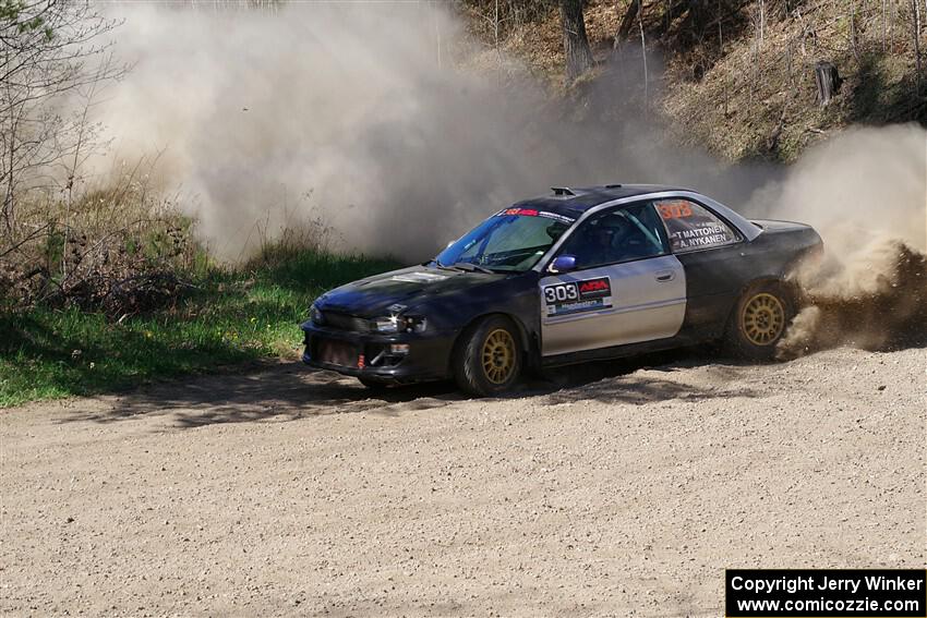 Travis Mattonen / Anikka Nykanen Subaru Impreza on SS4, Kabekona II.