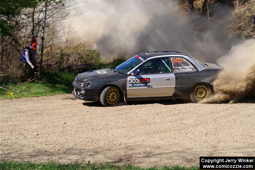 Travis Mattonen / Anikka Nykanen Subaru Impreza on SS4, Kabekona II.