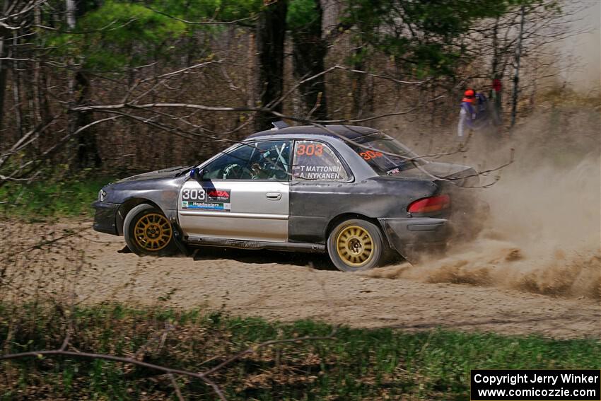 Travis Mattonen / Anikka Nykanen Subaru Impreza on SS4, Kabekona II.