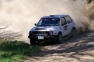 Josh Nykanen / Matt Nykanen VW GTI on SS4, Kabekona II.