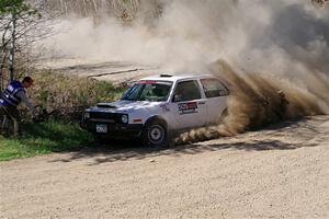 Josh Nykanen / Matt Nykanen VW GTI on SS4, Kabekona II.