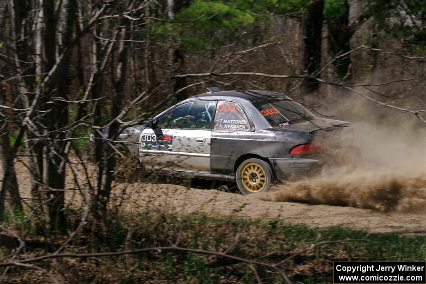 Travis Mattonen / Anikka Nykanen Subaru Impreza on SS4, Kabekona II.