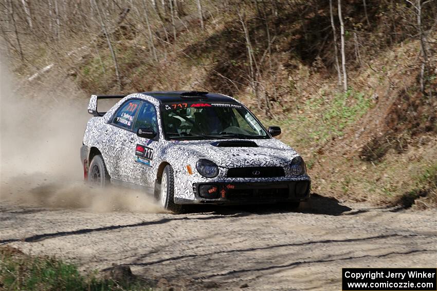 Peter Farrow / Jackson Sedivy Subaru WRX on SS4, Kabekona II.
