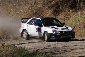 Josh Kemp / Danielle Kemp Subaru WRX on SS4, Kabekona II.
