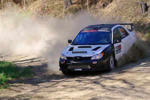 Josh Kemp / Danielle Kemp Subaru WRX on SS4, Kabekona II.