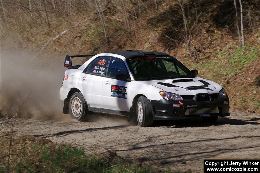Josh Kemp / Danielle Kemp Subaru WRX on SS4, Kabekona II.