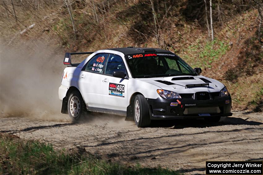 Josh Kemp / Danielle Kemp Subaru WRX on SS4, Kabekona II.